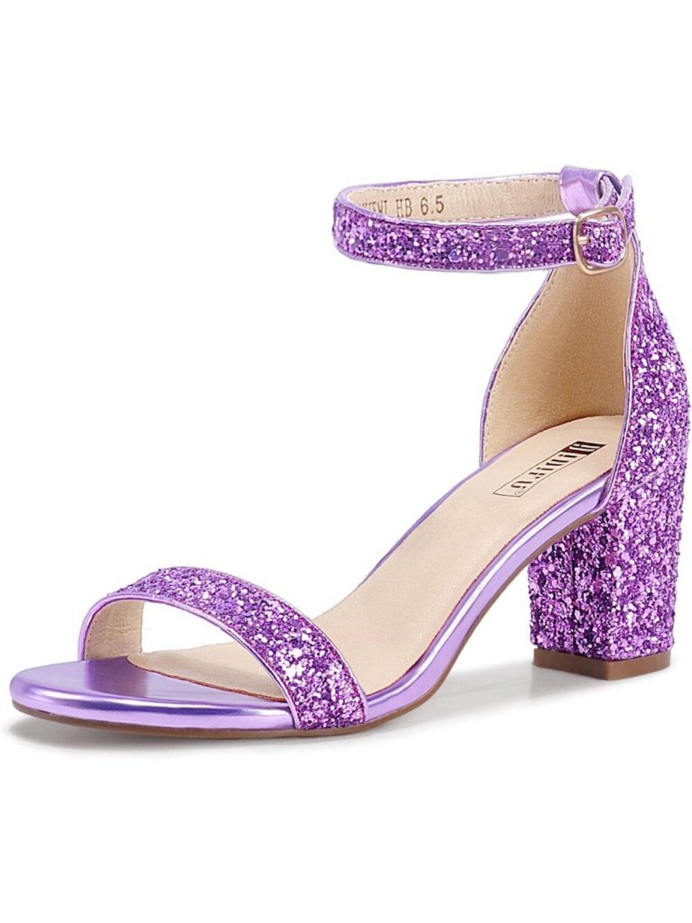 Stylish 3-Inch Block Chunky Open Toe Heels with Ankle Strap - Perfect for Summer